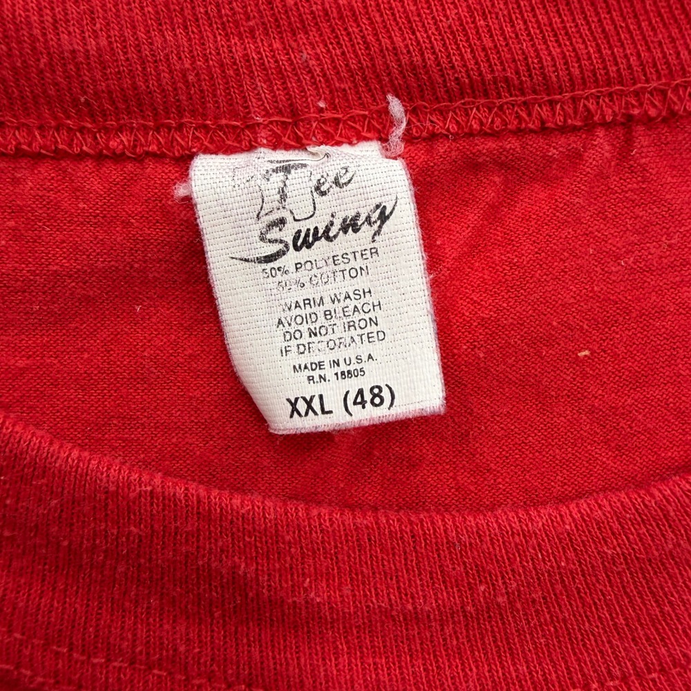 Vintage 1993 US Marines T Shirt XXL Red Tee Swing Single Stitch USMC Rothco 6644 - Picture 2 of 9